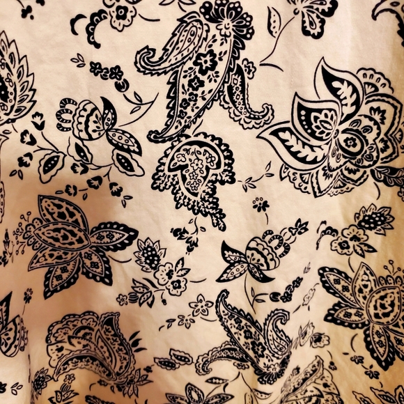 R & K Beige and Black Paisely woman Dress - Picture 6 of 7